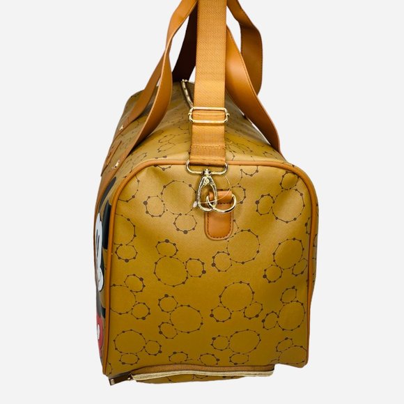 Disney Mickey Mouse Bioworld Duffel Bag - Travel Bag Carry on w/ Wheels NWT - Picture 6 of 13
